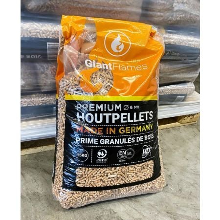 Giant Flames Holzpellets 65 Beutel x 15 kg